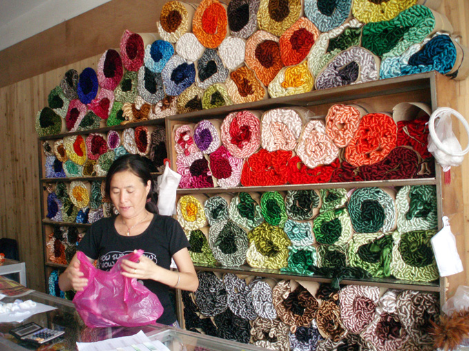 シルク刺繍街"綉品街"  XiuPinJie Silk Embroidery Street 蘇州, アーティストインレジデンス Hidemi Shimura